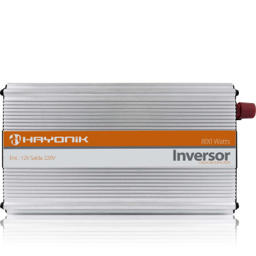 INVERSOR ONDA MODIFICADA 12VDC/220V USB 800W - HAYONIK
